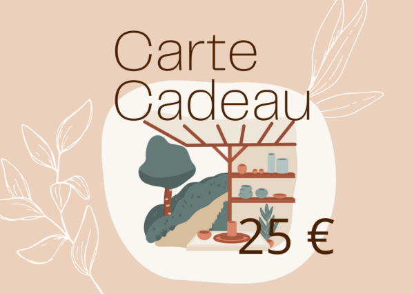 Carte Cadeau Céramique Artisanale