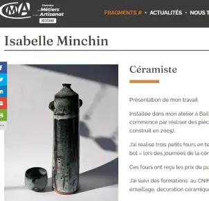 Article Cmar Occitanie artisanat art