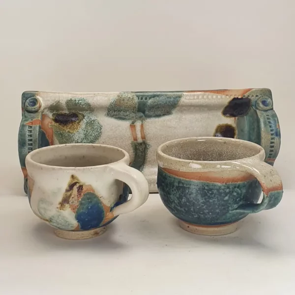 Duo tasses à café en céramique artisanale