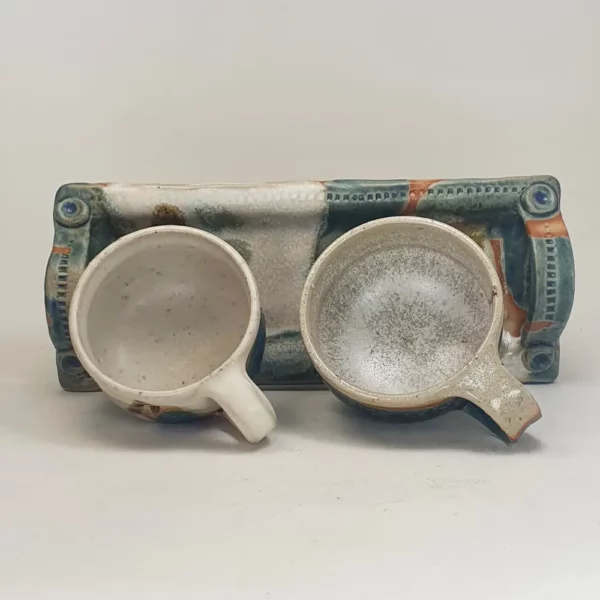 Duo tasses à café en céramique artisanale