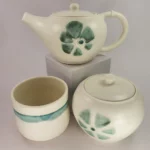 Ensemble à thé porcelaine artisanal