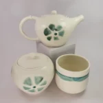 Ensemble à thé porcelaine artisanal