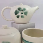 Ensemble à thé porcelaine artisanal