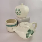 Ensemble à thé porcelaine artisanal