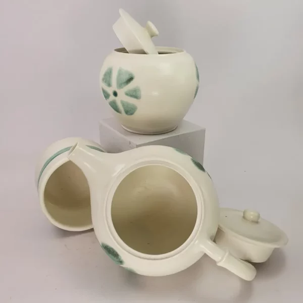 Ensemble à thé porcelaine artisanal