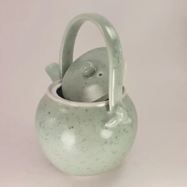 Théière porcelaine céladon