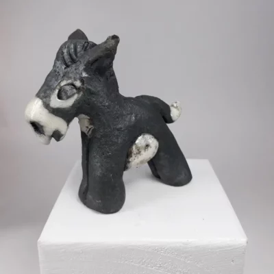 Petit âne Catalan en Grès