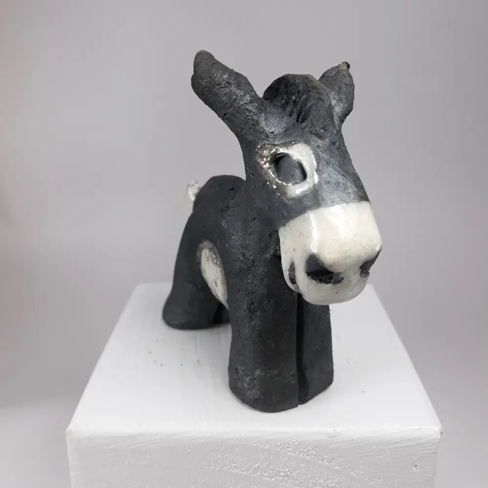 Petit âne catalan raku