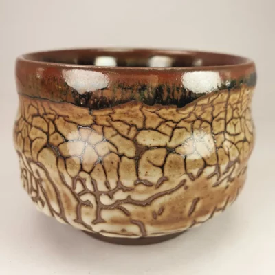 Bol chawan tenmoku shino