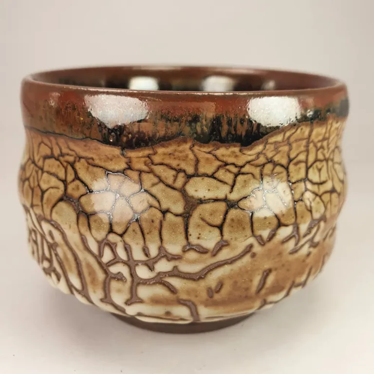 Bol chawan tenmoku shino