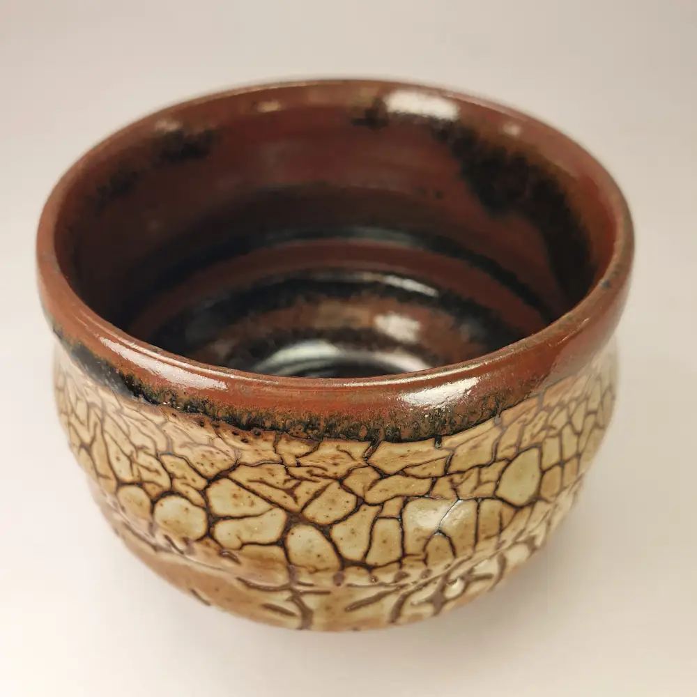 Bol chawan tenmoku shino