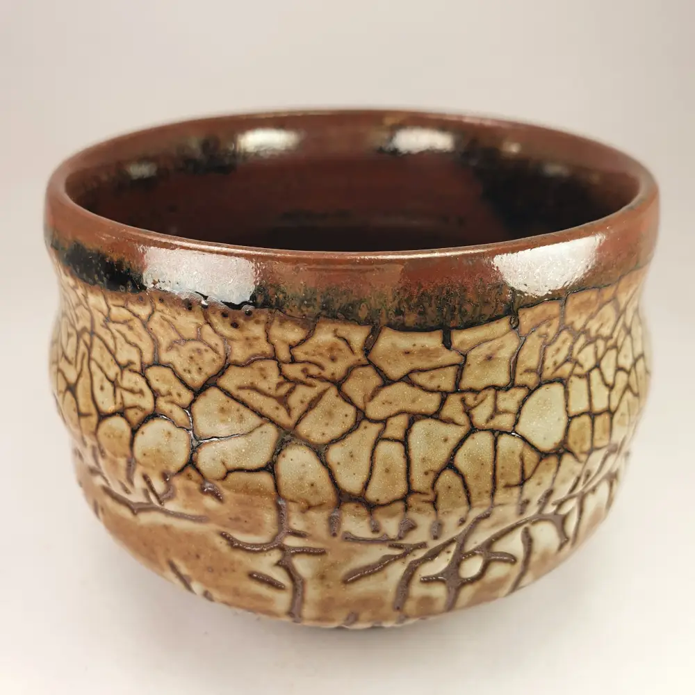 Bol chawan tenmoku shino