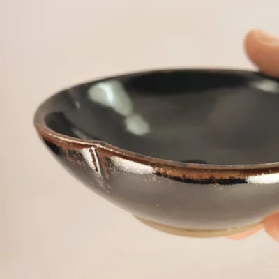 Coupelle en grès et Tenmoku