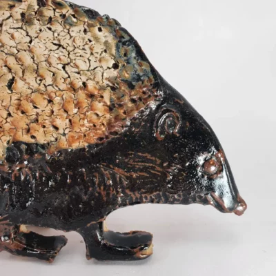 Hérisson en céramique artisanale