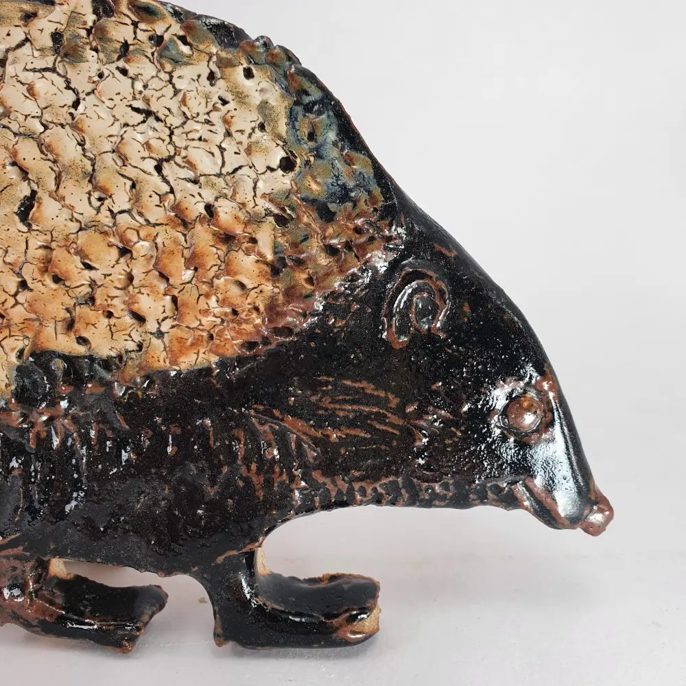 Hérisson en céramique artisanale