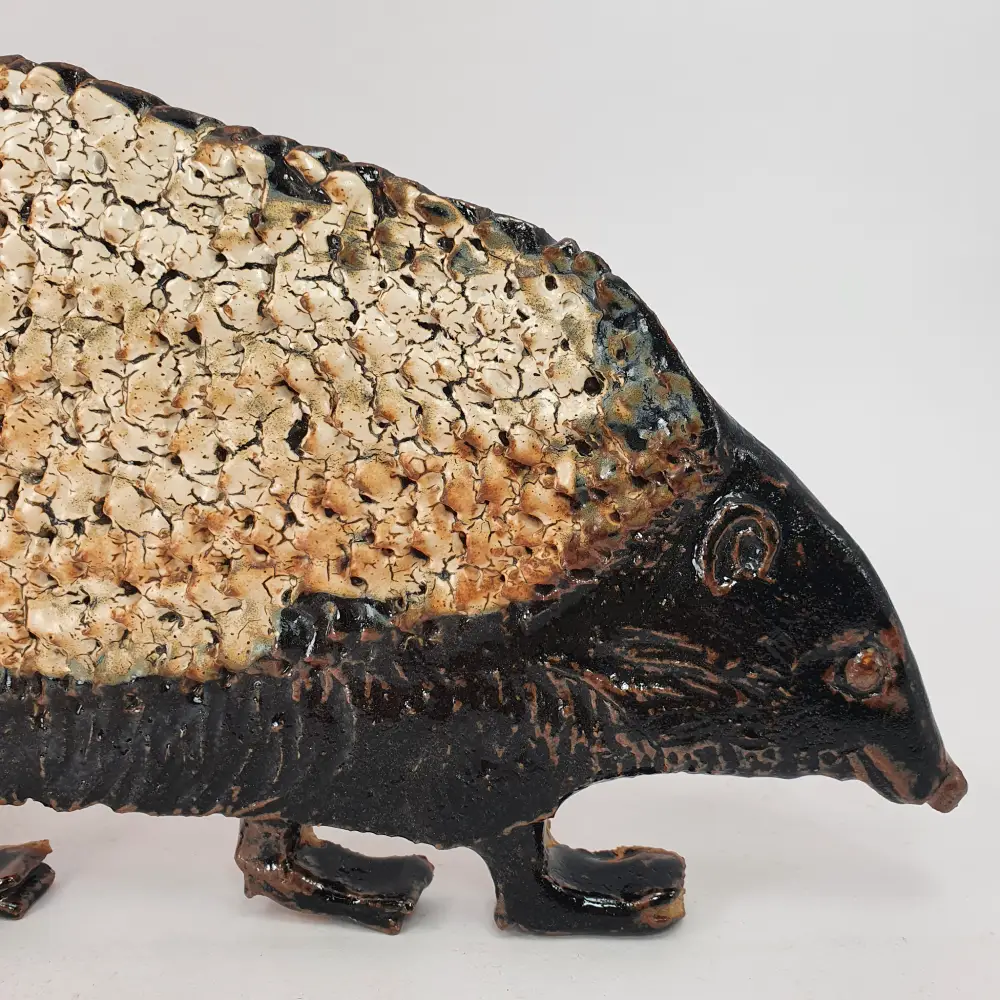 Hérisson en céramique artisanale