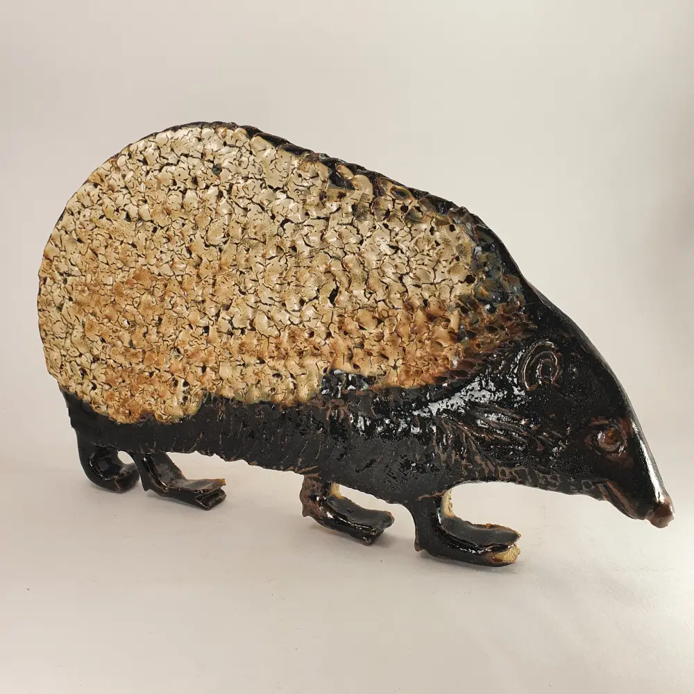 Hérisson en céramique artisanale