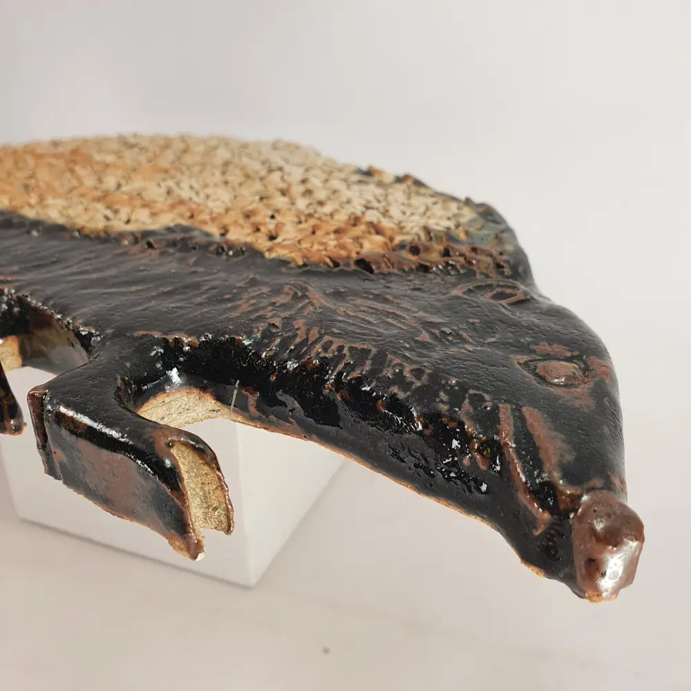Hérisson en céramique artisanale