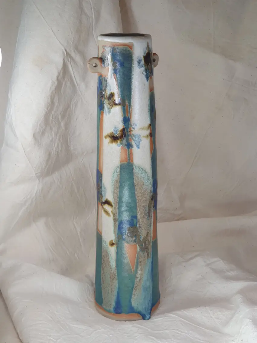 Soliflor d'art en grès