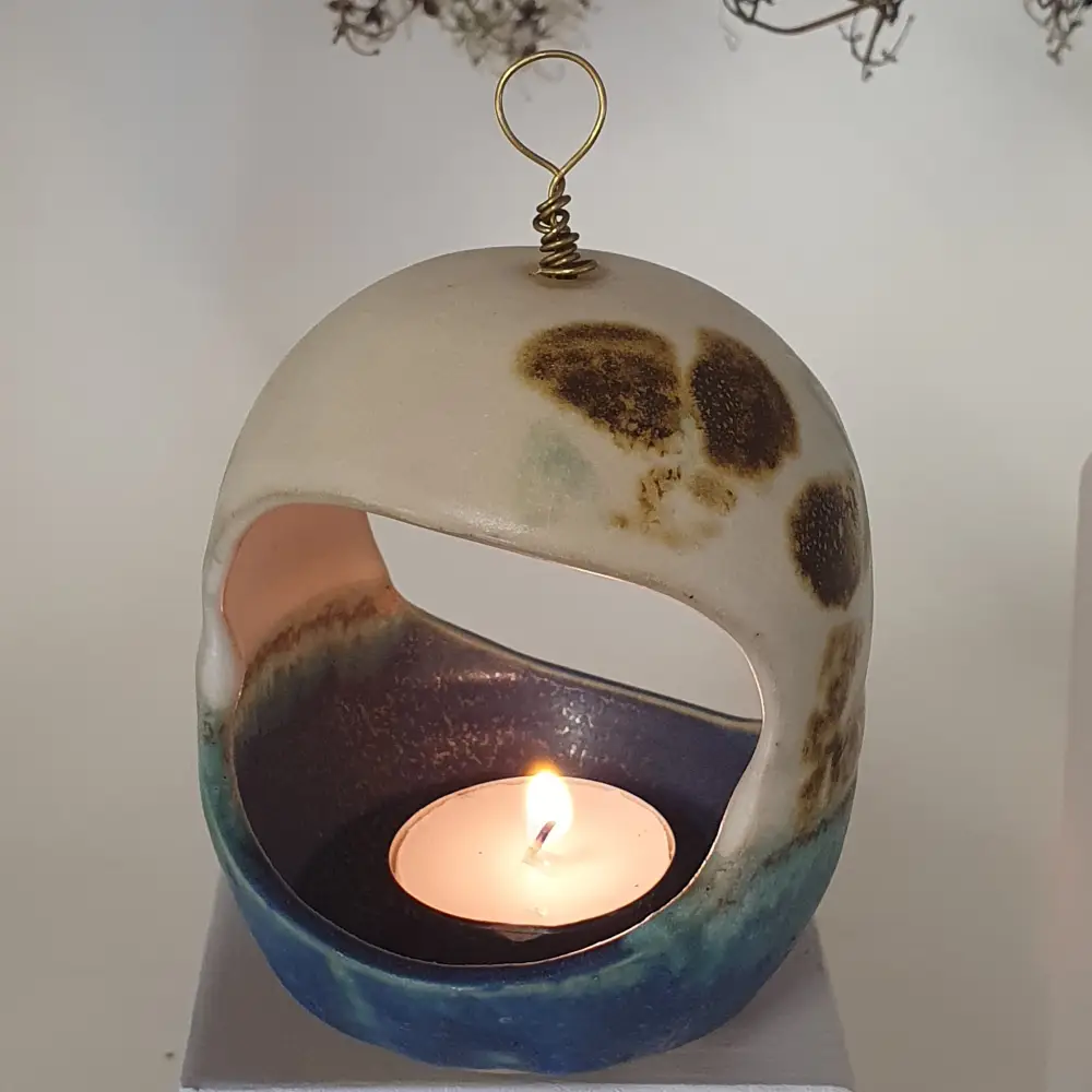 Mangeoire artisanale en grès