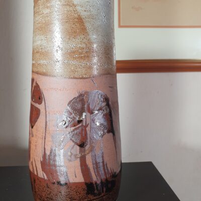 Soliflore- Grès roux -Décoration intérieure