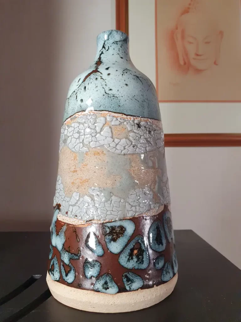 Soliflore en grès décoratif – collection Octave