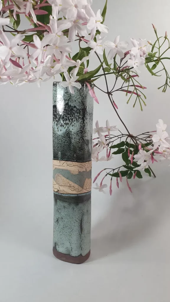 Soliflore en grès décoratif – collection Octave