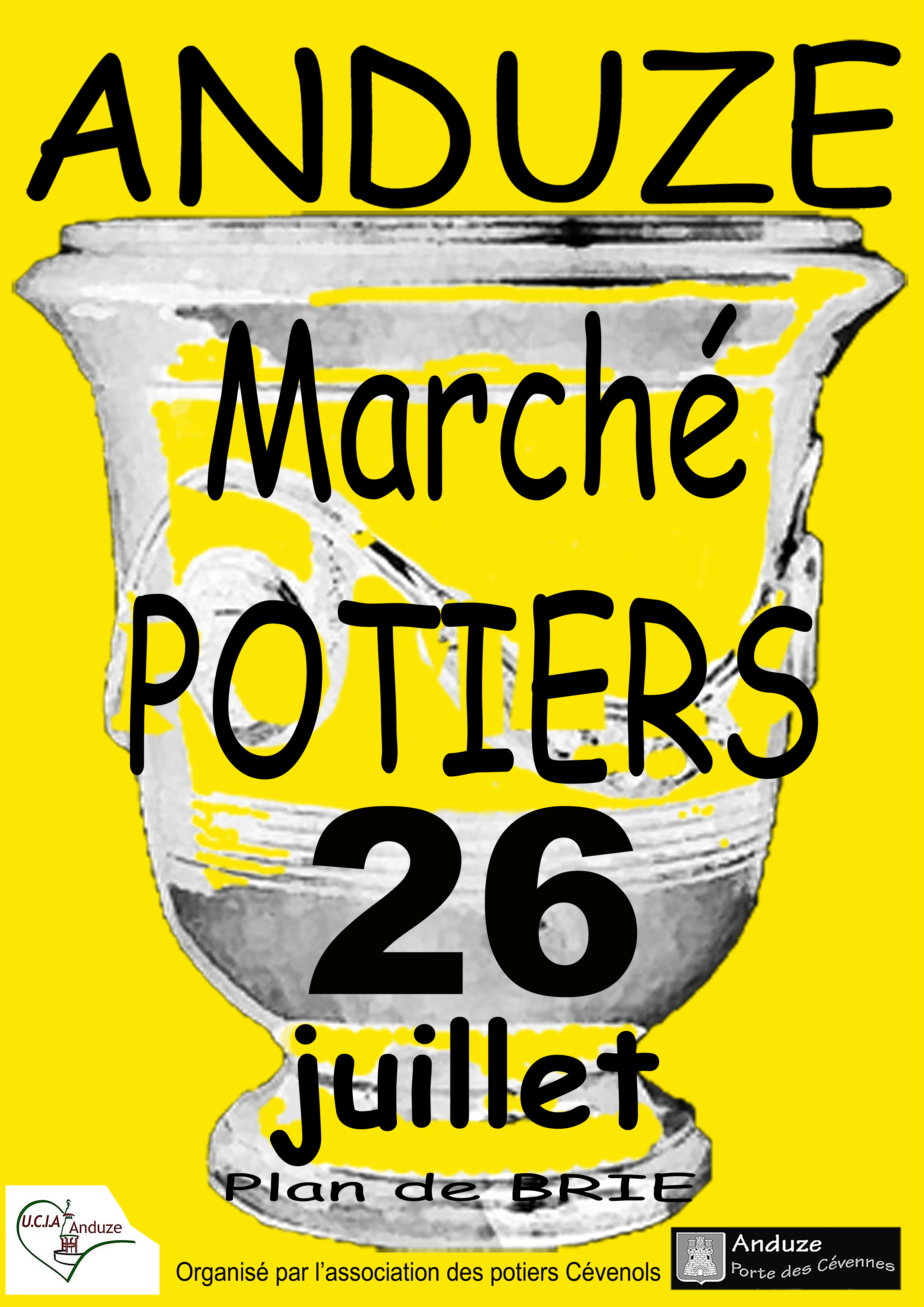 Marché de potiers Anduze