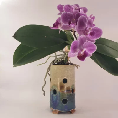 Pot orchidée artisanal