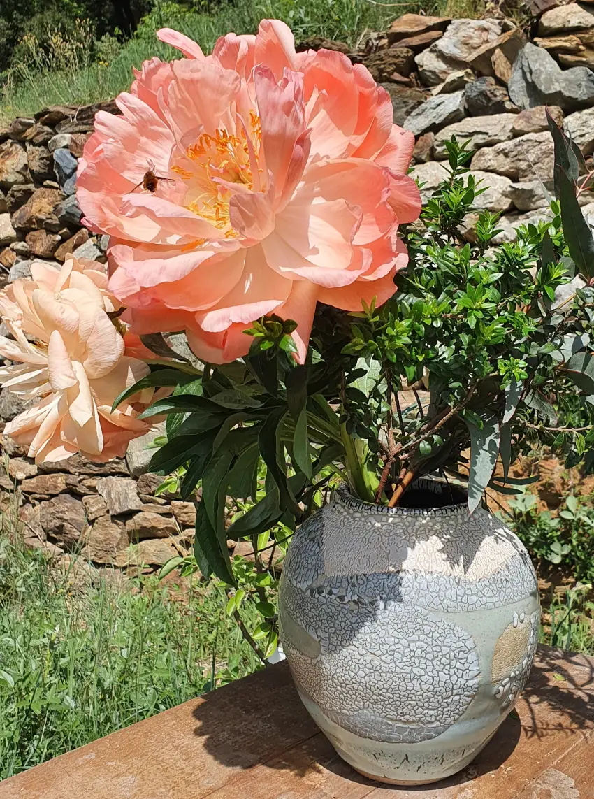 Vase en grès