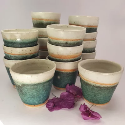 Tasses en grès