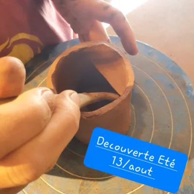 Stage d'été découverte de l'argile - 13 aout 26